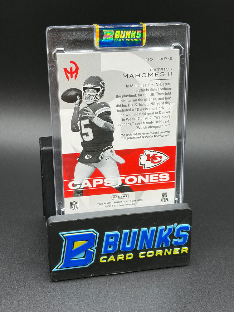 2025 Patrick Mahomes II Capstones Authentically 6/25