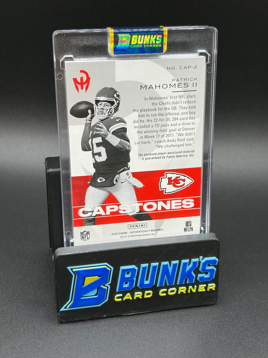 2025 Patrick Mahomes II Capstones Authentically 6/25