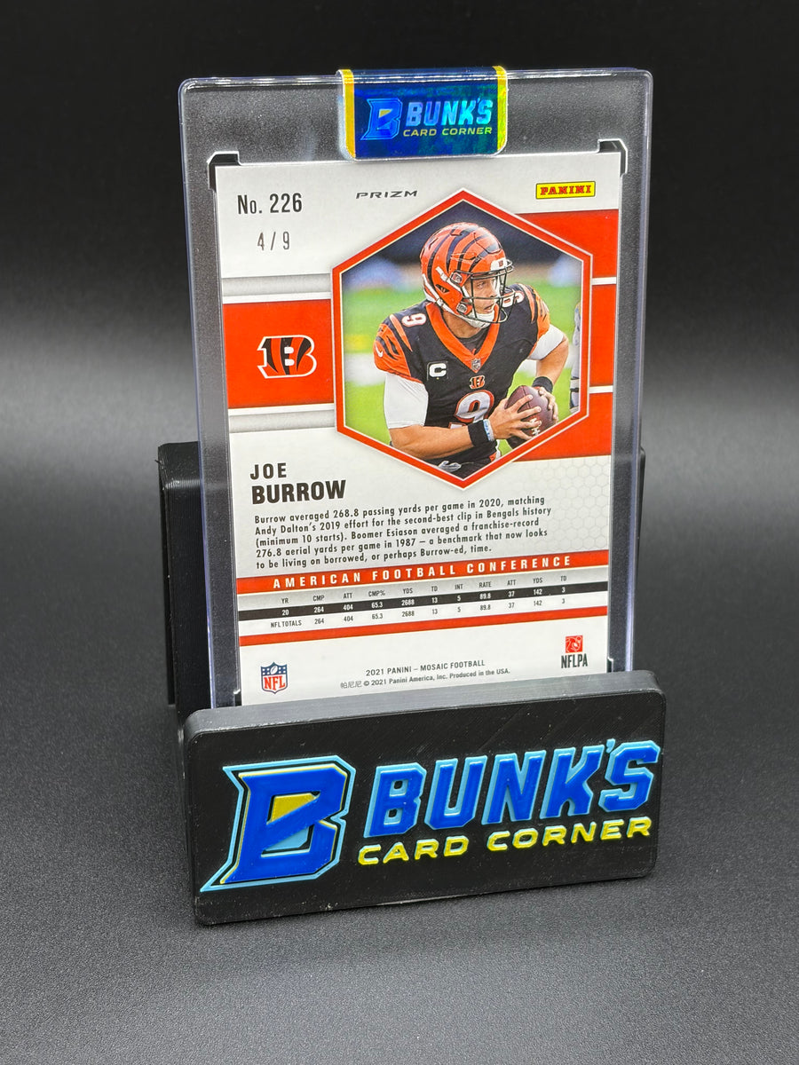 2021 Joe Burrow Mosaic International Red Wave 4/9