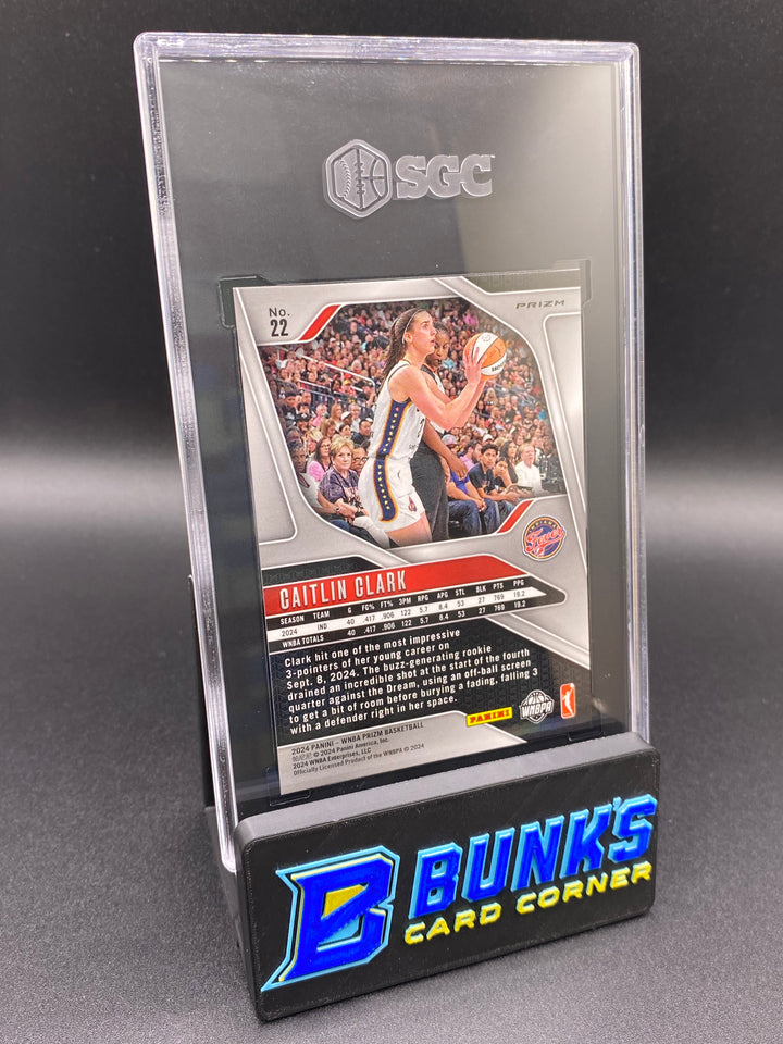 2024 Caitlin Clark Green Prizm SGC 10