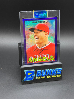 2016 Mike Trout Topps Purple Refractor