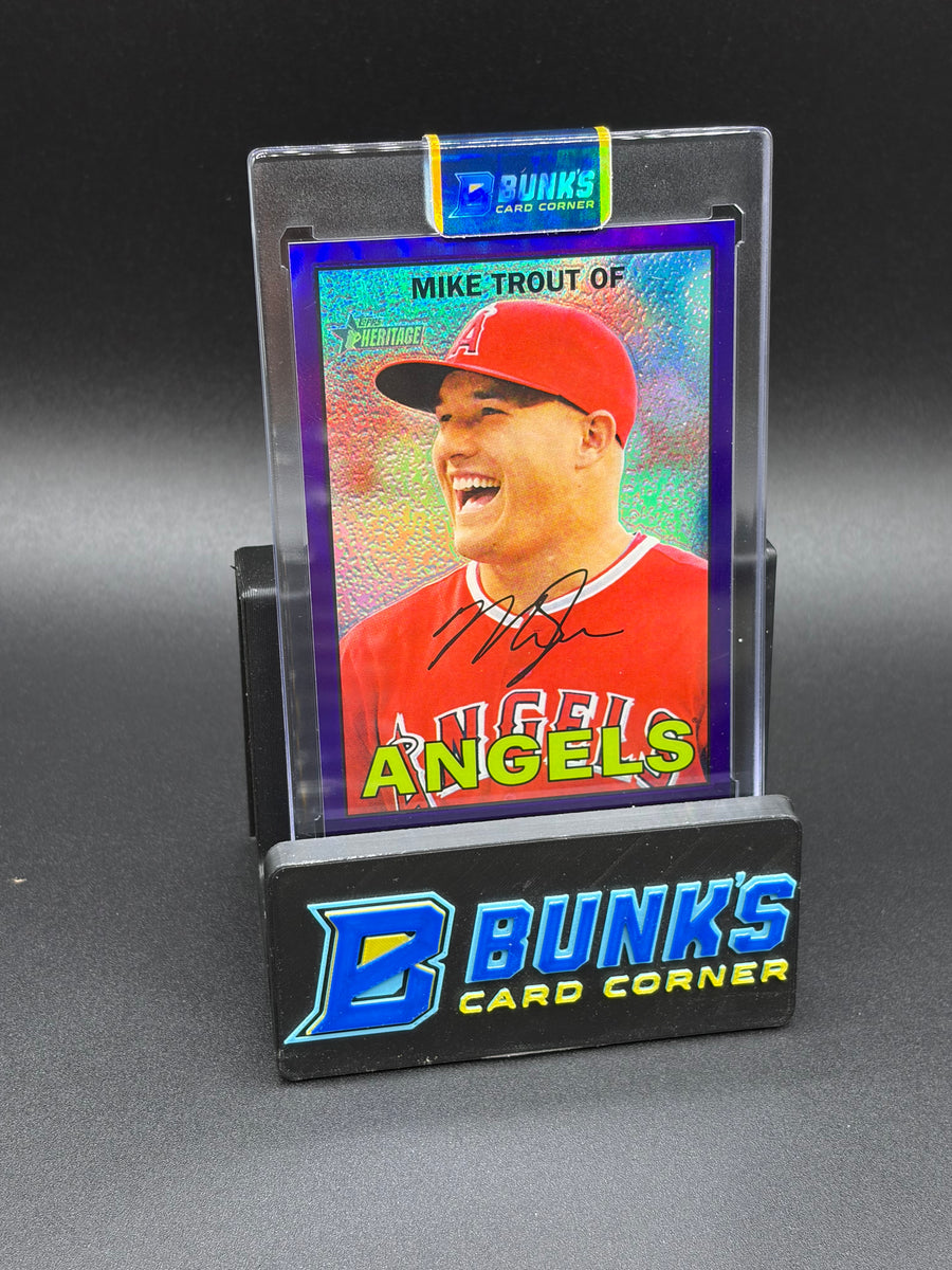 2016 Mike Trout Topps Purple Refractor