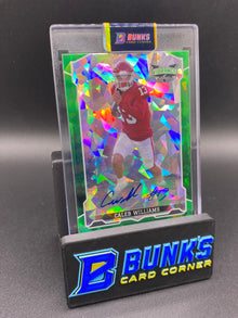 2022 Caleb Williams Vibrance Green Cracked Ice Auto 1/7