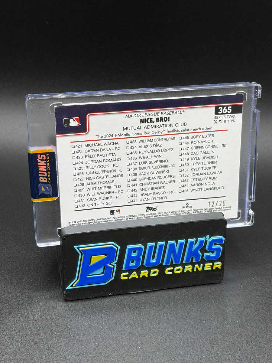 2025 "Nice, Bro!" Hardwood Topps 12/25