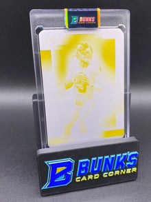 2024 JJ McCarthy Leaf Vivid Yellow Plate 1/1