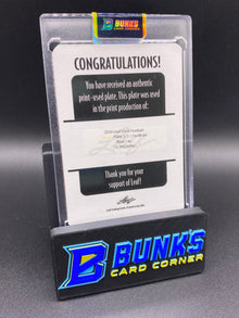 2024 JJ McCarthy Leaf Vivid Yellow Plate 1/1