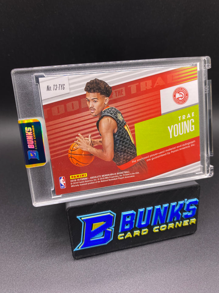 2018-19 Trae Young Tools Trade Patch Auto 118/149