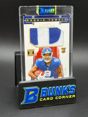2024 Malik Nabers Impeccable Rookie Towels RC 5/10