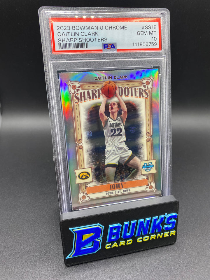 2023 Caitlin Clark Sharp Shooters PSA 10