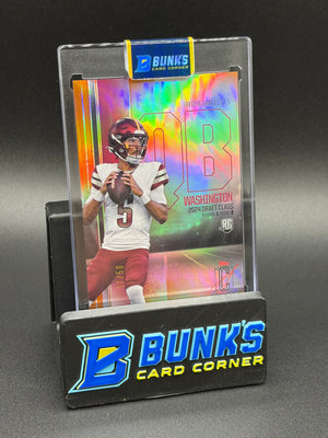 2025 Jayden Daniels Signature Class Orange Refractor 17/50 RC