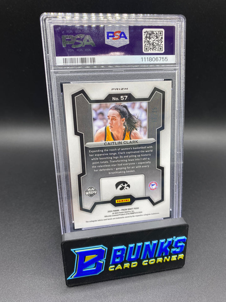 2024 Caitlin Clark Green Pulsar PSA 10 17/25