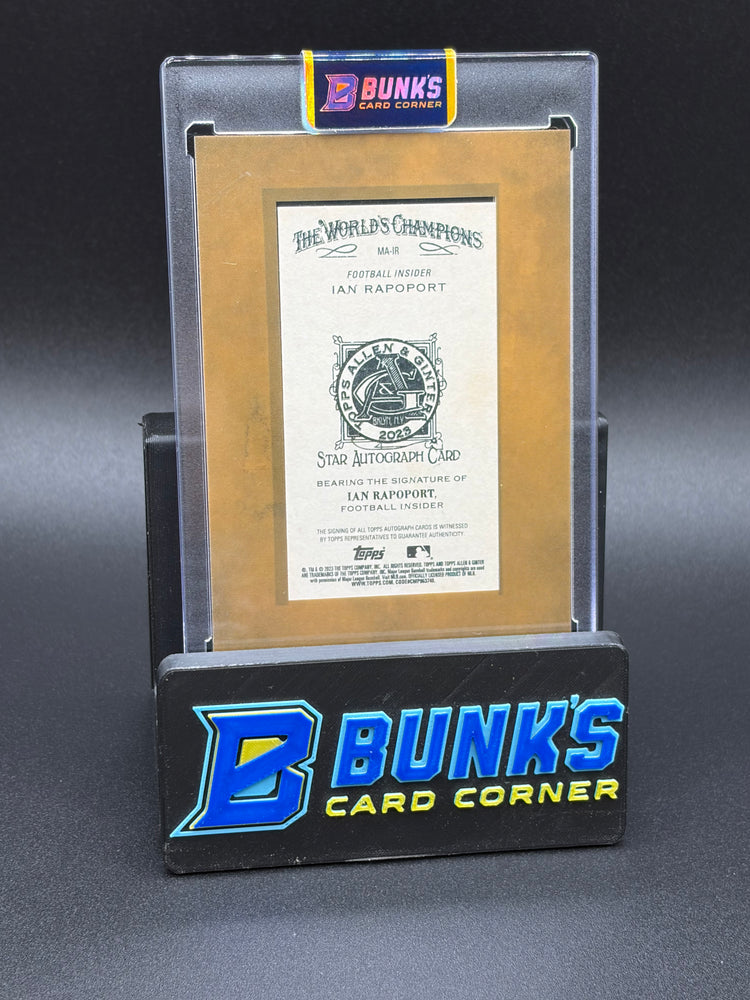 2023 Ian Rapoport Framed Mini Auto