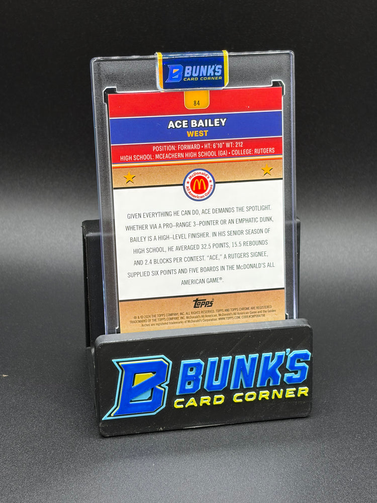 2024 Ace Bailey Gold Wave 11/50