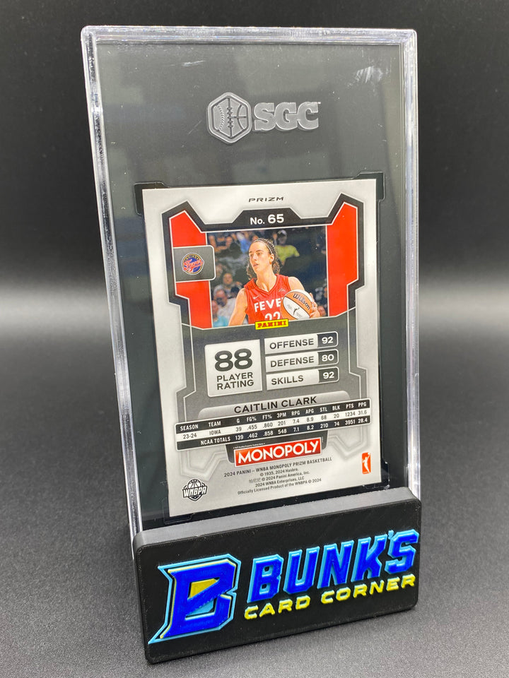 2024 Caitlin Clark WNBA Red Classic Icons Prizm SGC 9.5