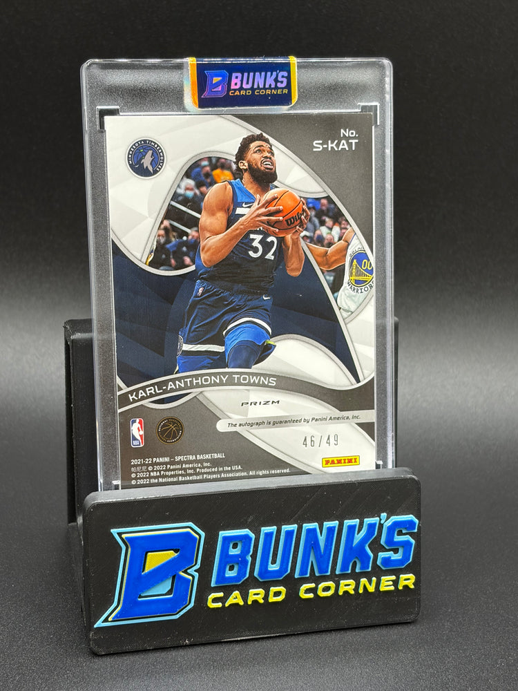 2021-22 Karl Anthony Towns Spectra Auto 46/49