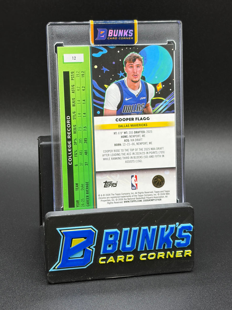 2026 Cooper Flagg Cosmic Chrome Rookie RC