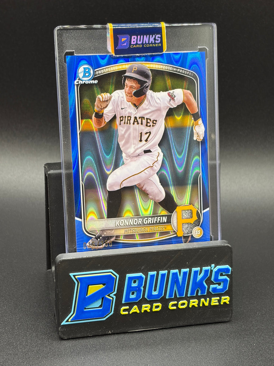 2025 Konnor Griffin Blue Wave Topps 15/150
