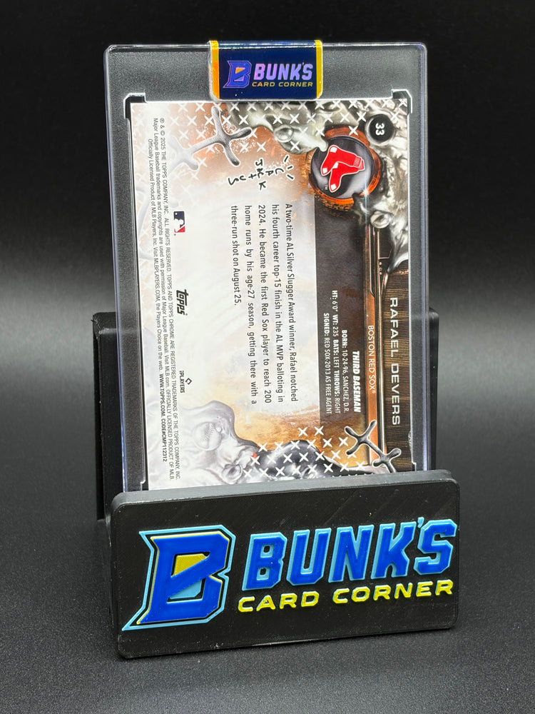 2025 Rafael Devers Gold Refractor Cactus Jack 15/50