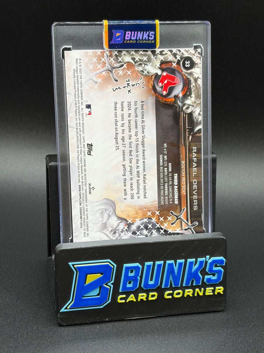 2025 Rafael Devers Gold Refractor Cactus Jack 15/50