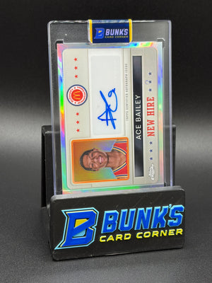 2024 Ace Bailey New Hire Refractor Auto
