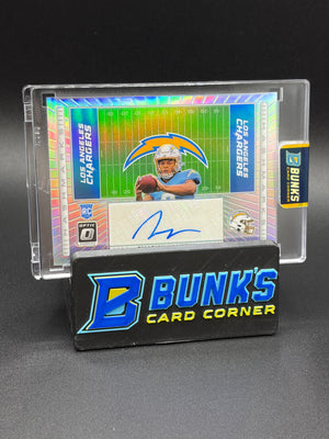 2025 Omarion Hampton Donruss Optic Hashmarks Auto RC