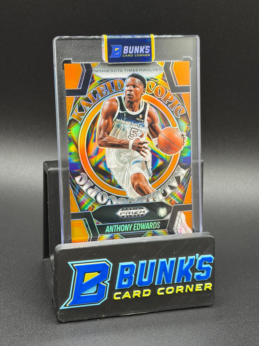 2024-25 Anthony Edwards Prizm Black Orange Kaleidoscope 1/49