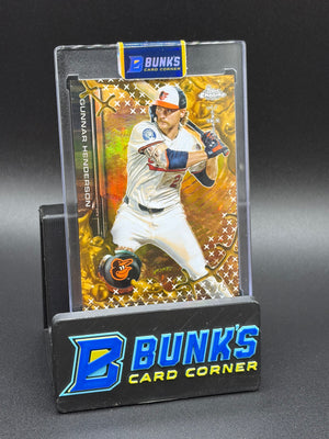 2025 Gunnar Henderson Cactus Jack Gold Refractor 3/50