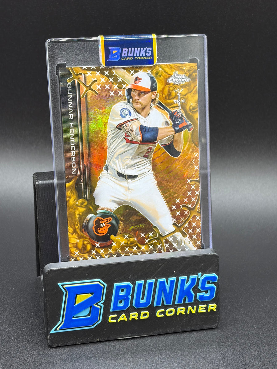 2025 Gunnar Henderson Cactus Jack Gold Refractor 3/50