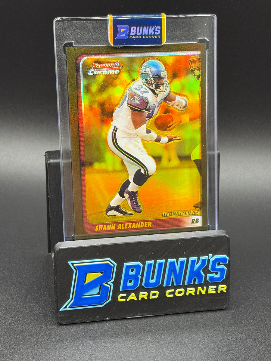 2003 Shaun Alexander Bowman Gold Refractor 13/50