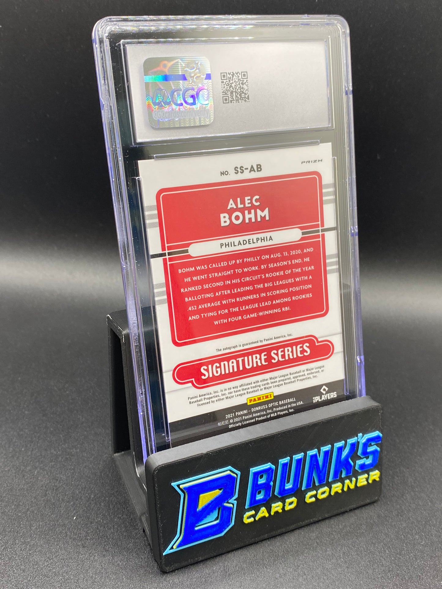 2021 Alec Bohm Sig Series CGC 8