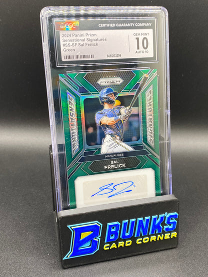 2024 Sal Frelick Sensational Sig Green CGC 10/10
