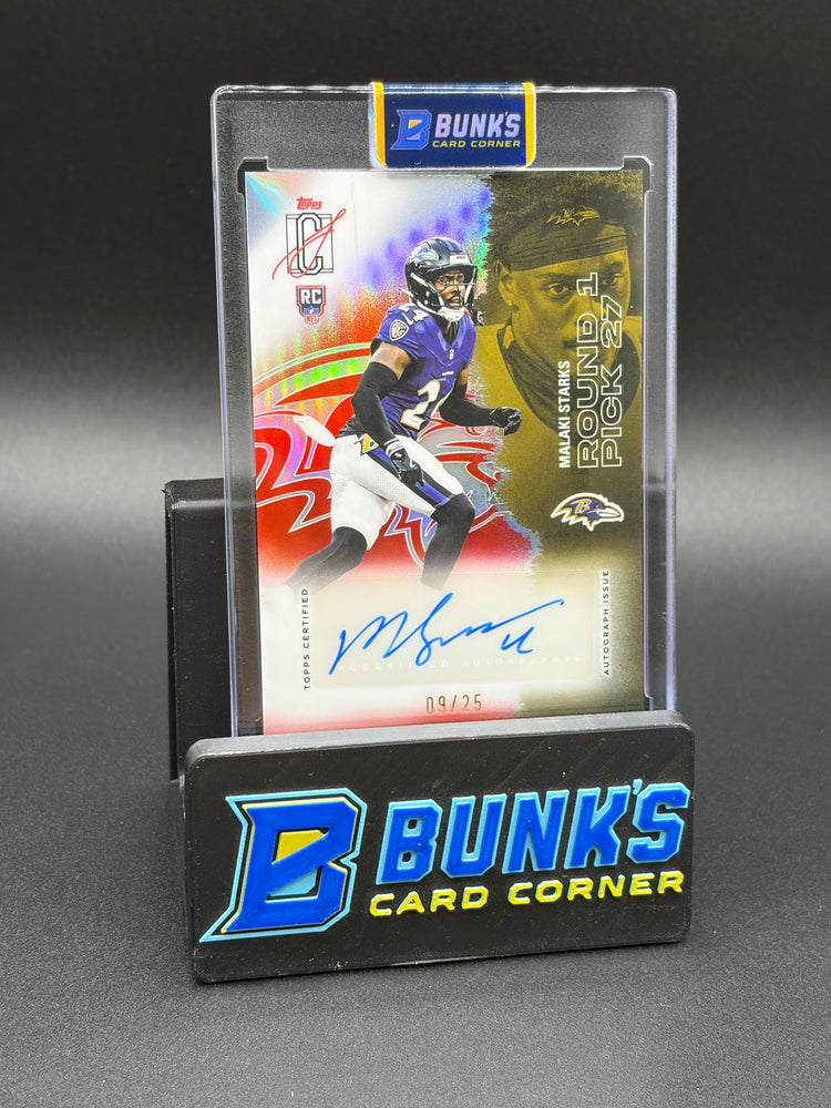 2025 Malaki Starks Topps Class Auto RC 9/25
