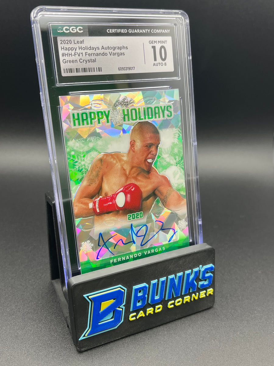 2020 Fernando Vargas Green Crystal CGC Gem 10 Auto 8