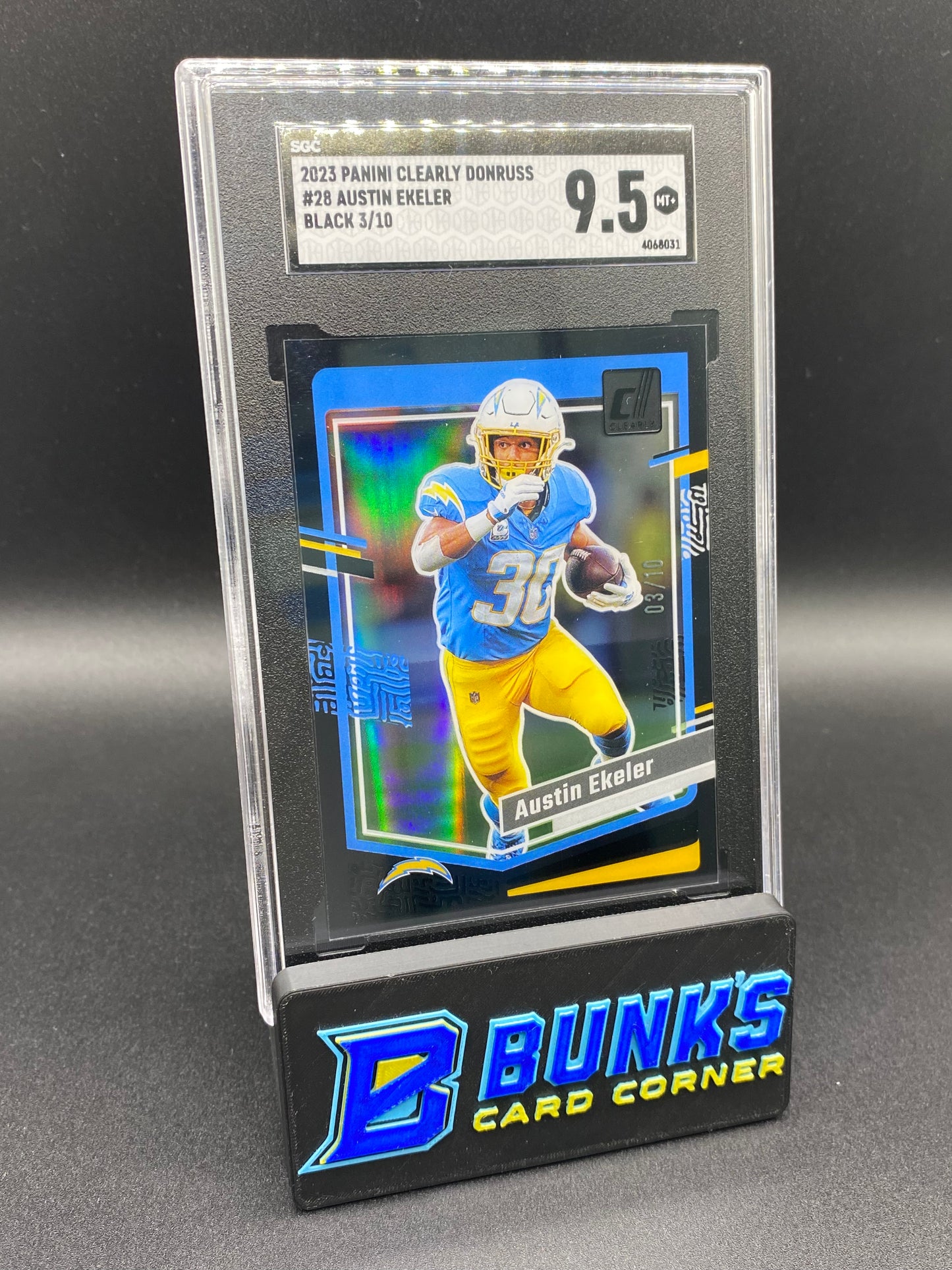 2023 Austin Ekeler Black 3/10 SGC 9.5