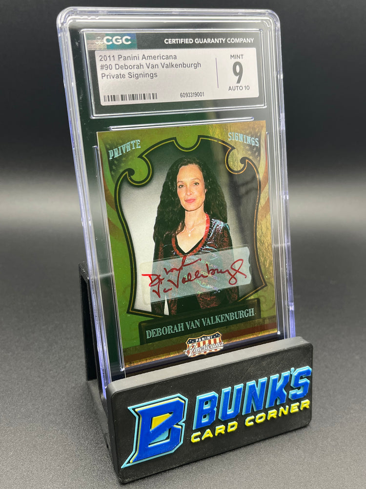 2011 Deborah Van Valkenburgh Private Signings CGC 9 Auto 10 151/199