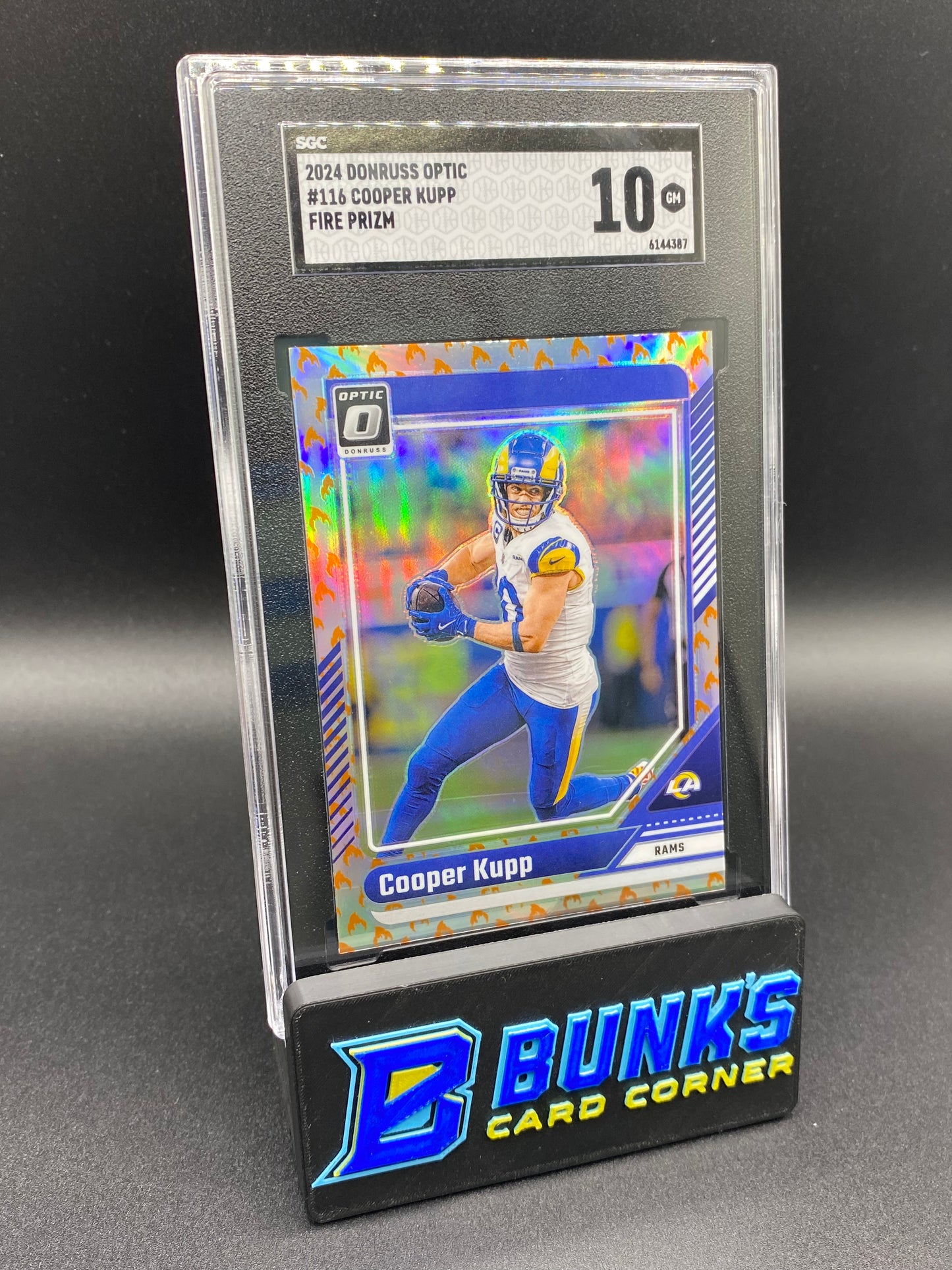 2024 Cooper Kupp Fire Prizm SGC 10