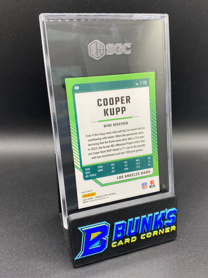 2024 Cooper Kupp Fire Prizm SGC 10