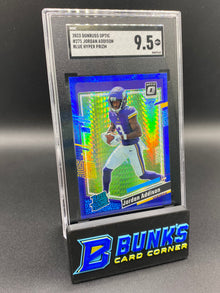 2023 Jordan Addison Blue Hyper Prizm SGC 9.5