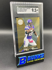 2012 Adrian Peterson Platinum Gold 2/25 SGC 9.5