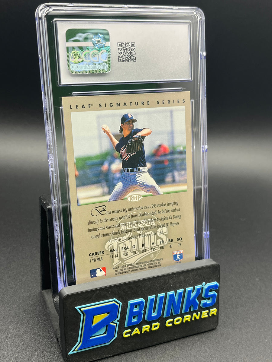 1996 Brad Radke Leaf Signature Series CGC AU 9