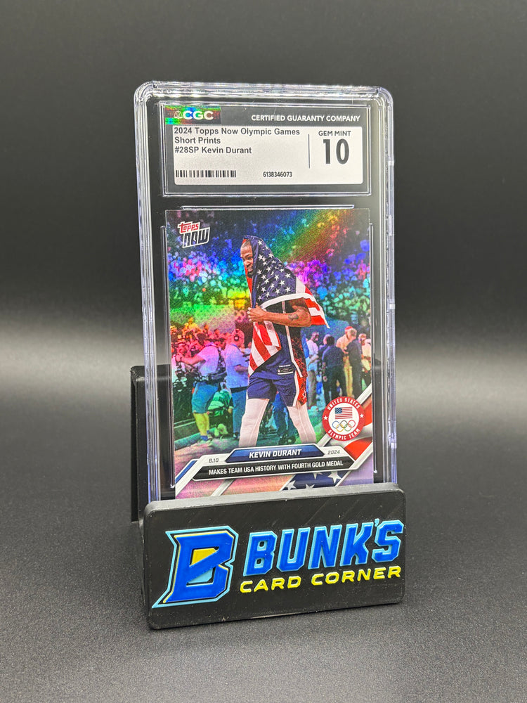 2024 Kevin Durant Short Prints Olympic Games CGC 10