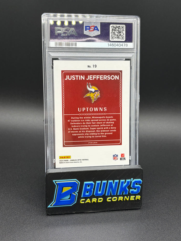 2024 Justin Jefferson Uptown PSA 9