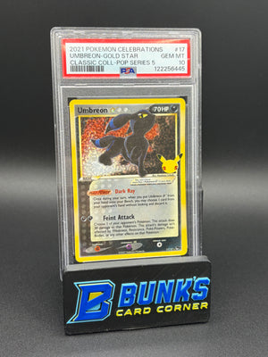 Umbreon Gold Star PSA 10
