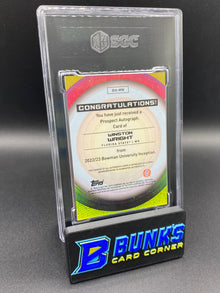 2022-23 Winston Wright Auto. Blue Foil 27/99 SGC 10/10