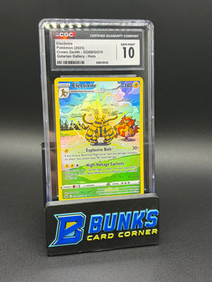 Electivire Galarian Gallery Holo CGC 10