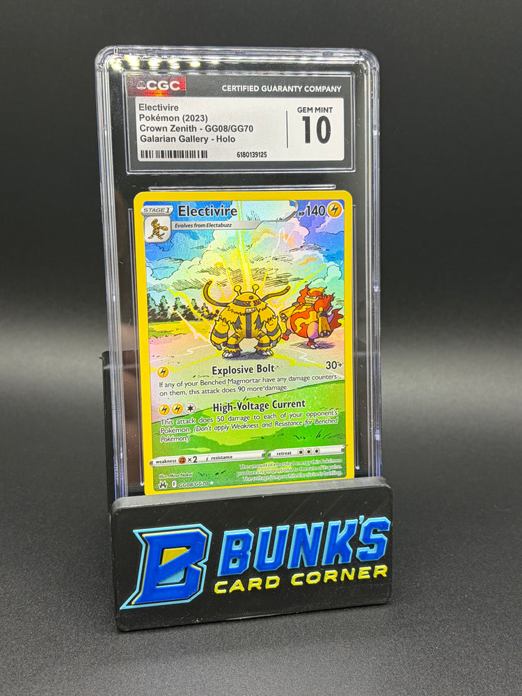 Electivire Galarian Gallery Holo CGC 10