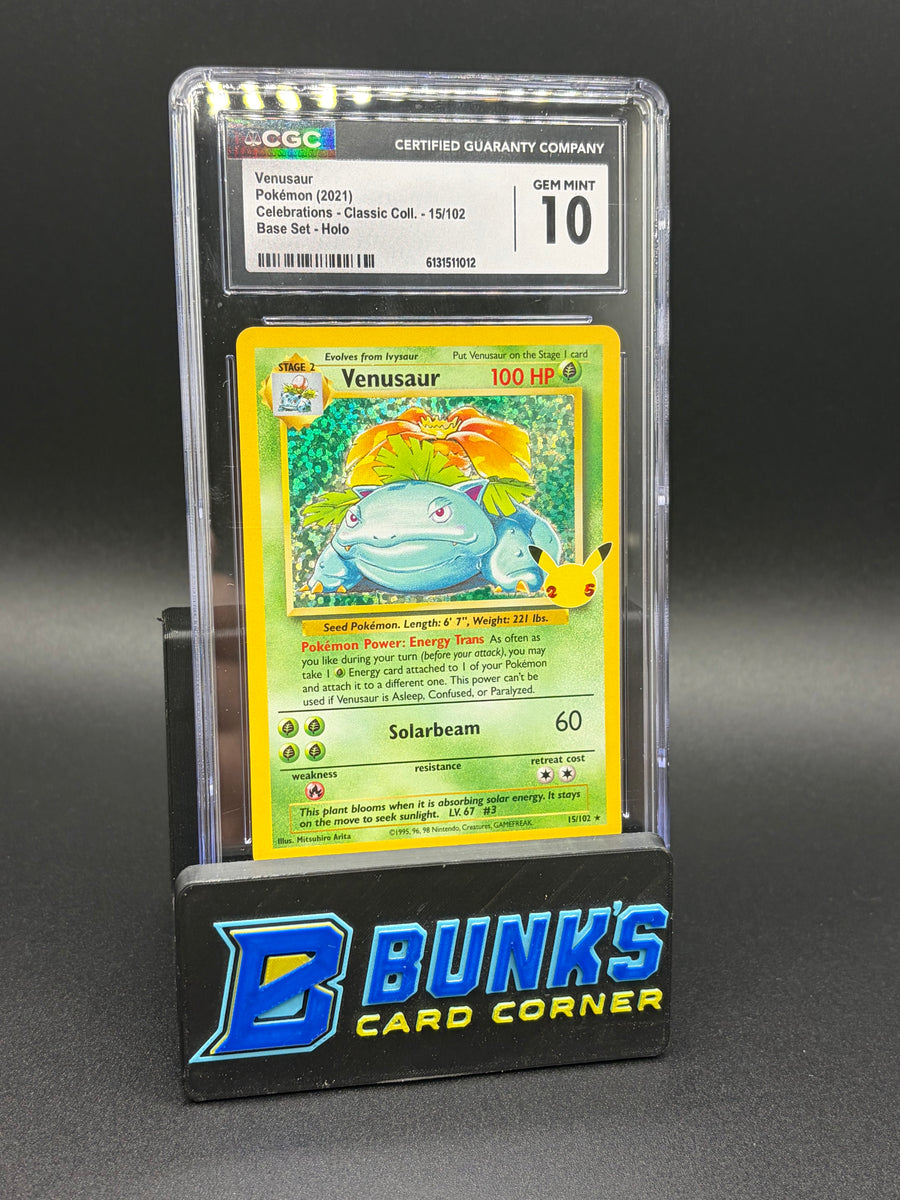 Venusaur Base Set Holo CGC 10