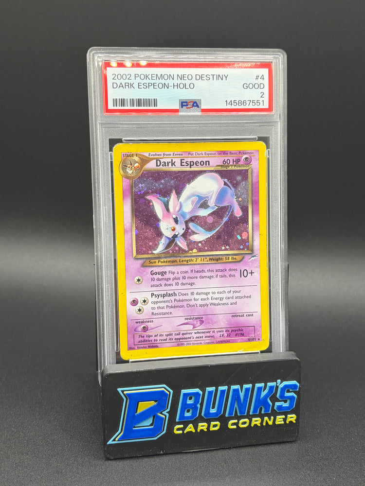Dark Espeon Holo PSA 2