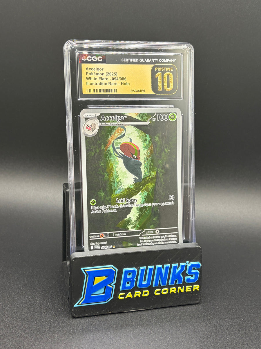 Accelgor Illustration Rare Holo CGC Pristine 10
