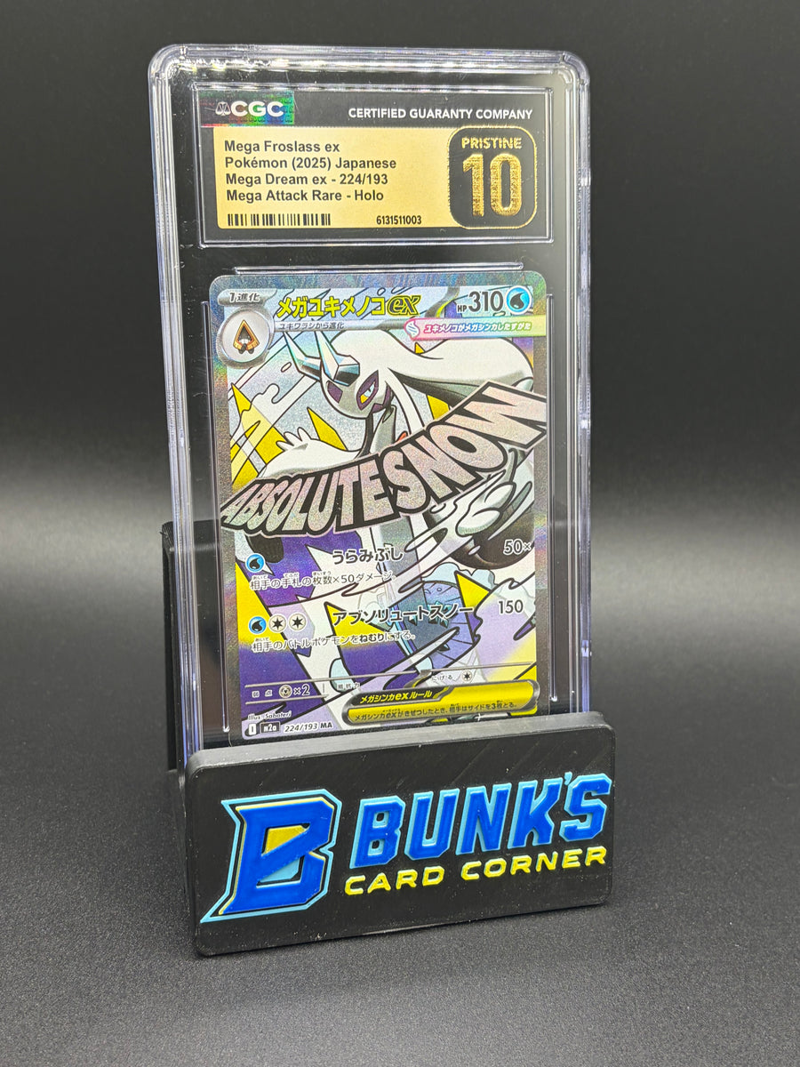 Mega Froslass ex Mega Attack Dream CGC Pristine 10 Japanese